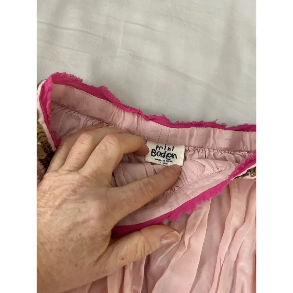Mini Boden Pink Skirt size 9-10